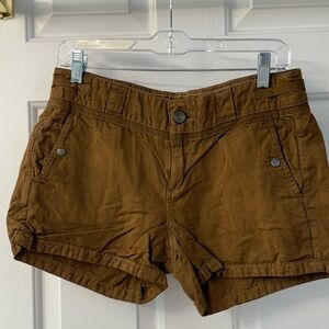 Women's Brown Cargo Shorts